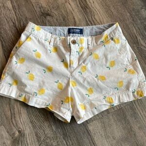 Old Navy Lemon Shorts, size 0